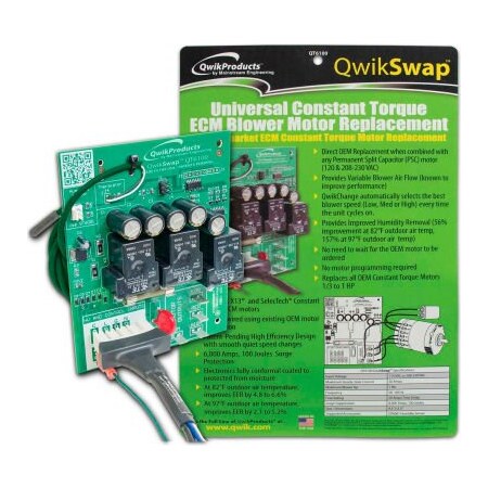 Qwikproductsôøω QwikSwap¬Æ Universal ECM Constant Torque Motor Replacement QT6100